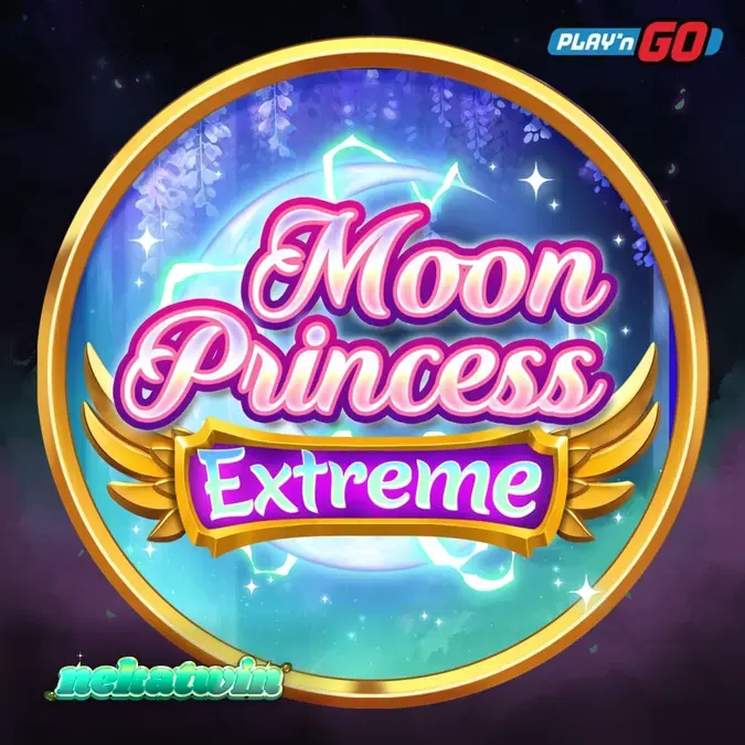 Tampilan visual slot Moon Princess Extreme dengan latar belakang langit malam dan karakter putri anime.